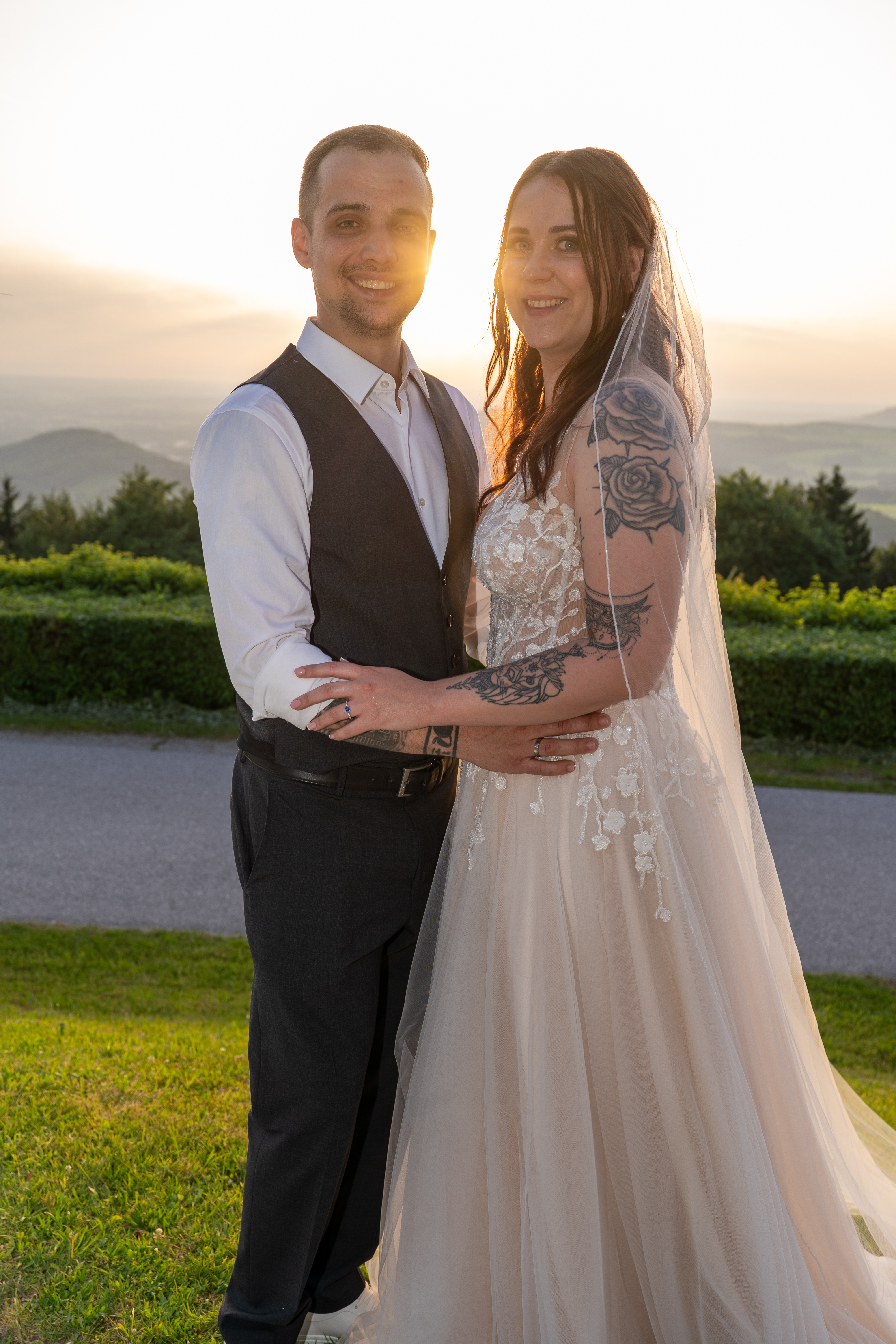 Paar im Golden Hour Licht